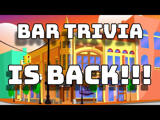 Live Bar Trivia: Cleaner and Safer Than Ever!