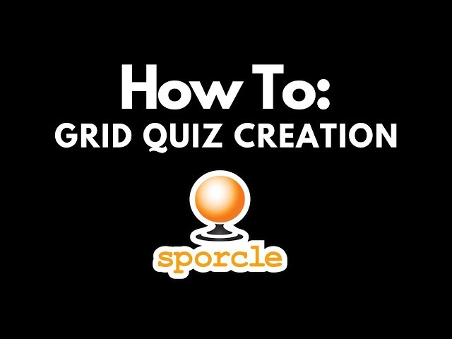 How To Make a Grid (Crossword) Quiz on Sporcle