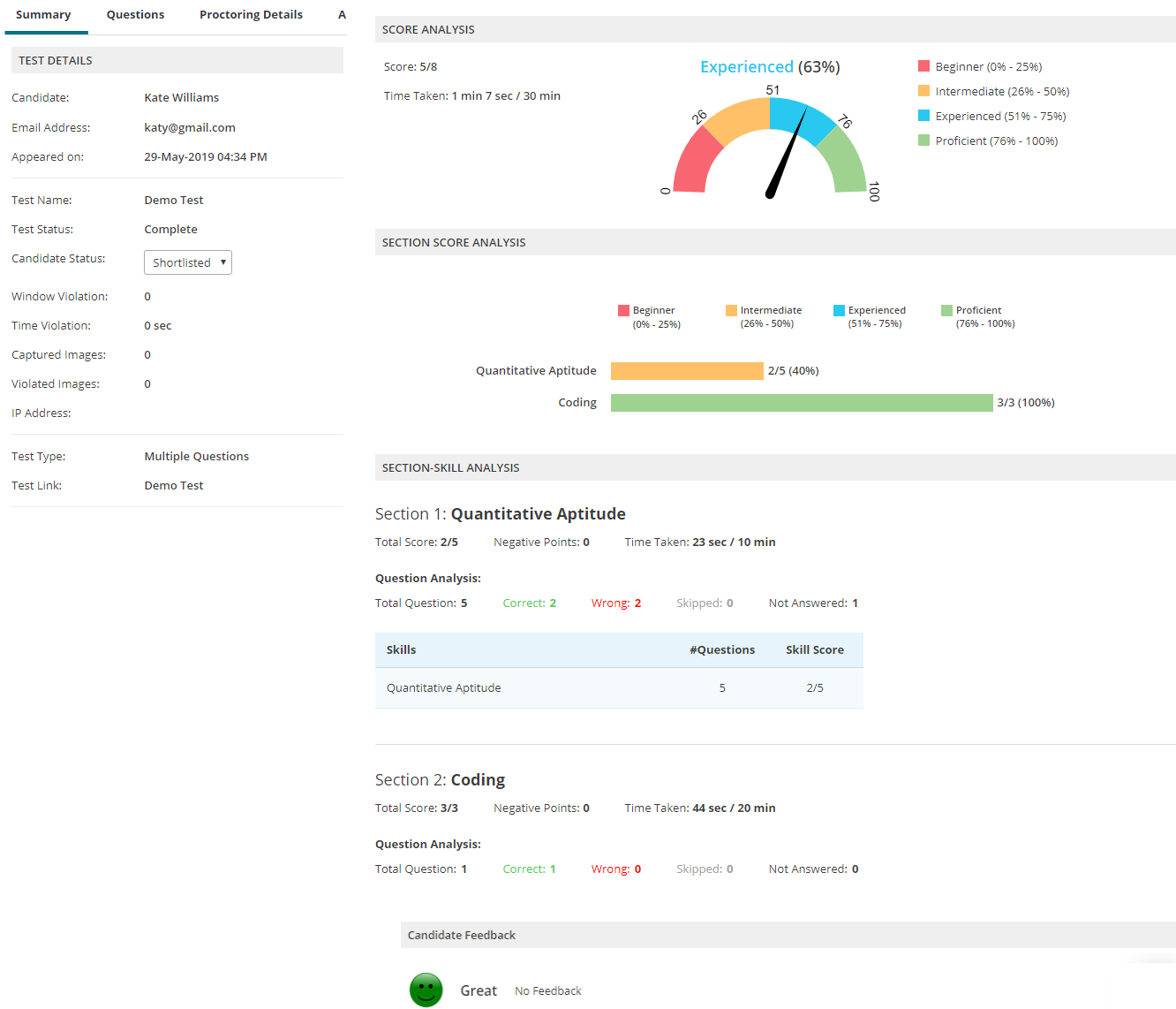 iMocha - Best for Pre-Built Recruitment Assessments